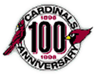 Arizona Cardinals 1998 Anniversary Logo heat sticker